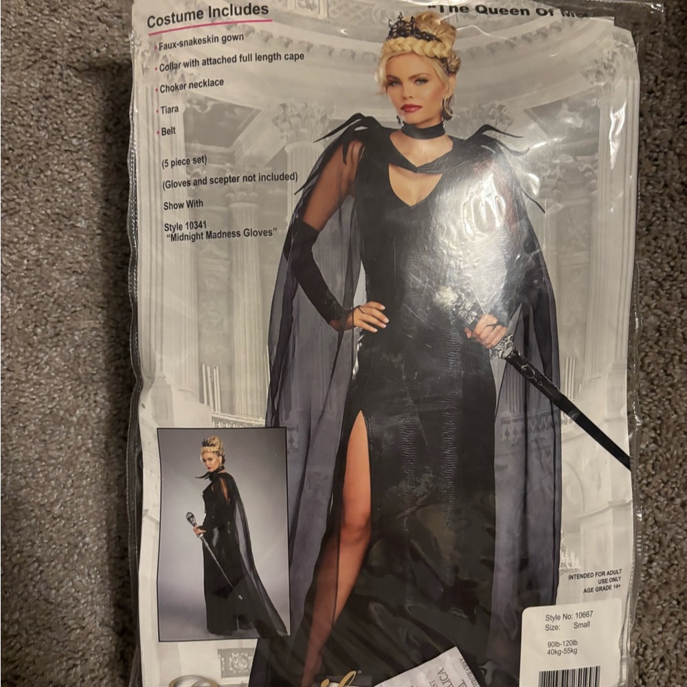 Queen of Darkness Women’s Costume - Black-S